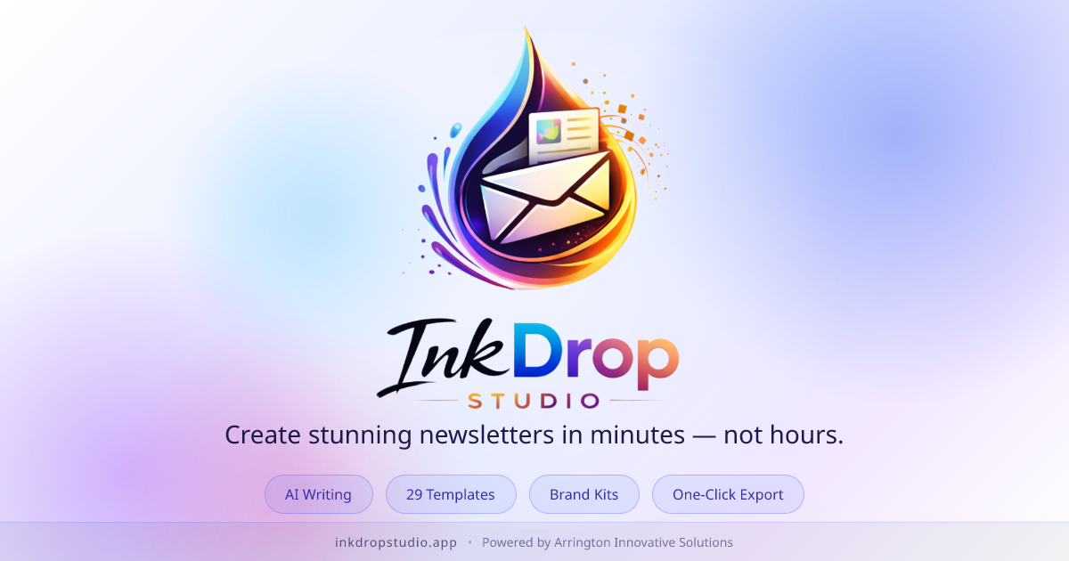 InkDrop Studio — AI-Powered Newsletter Creation Platform